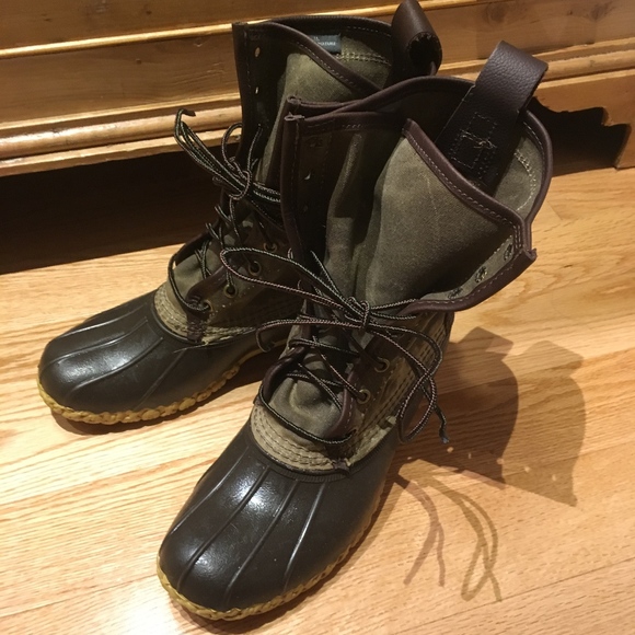 canvas bean boots